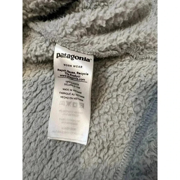 Patagonia Worn Wear Los Gatos Fleece 1/4 Zip in Grey - Women's Small - Picture 6 of 9